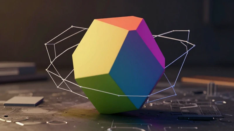 Prisma hexagonal con su desarrollo plano