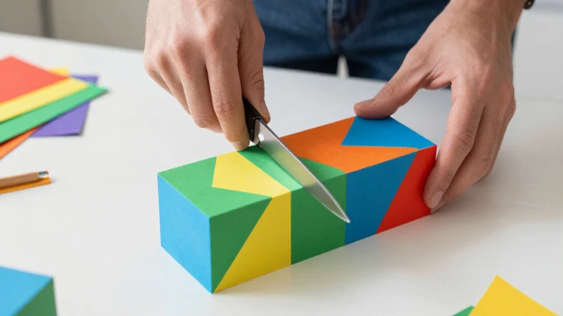 Cortando piezas de un prisma rectangular con precisión