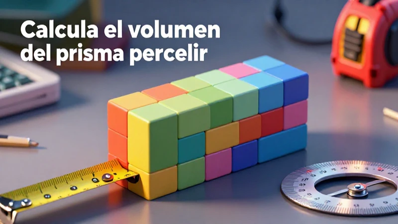 Calcular el volumen del prisma rectangular