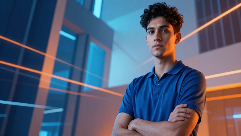 Privados: Definición, Concepto y Ventajas Explicadas 8 Joven académico moderno y audaz en azul y naranja