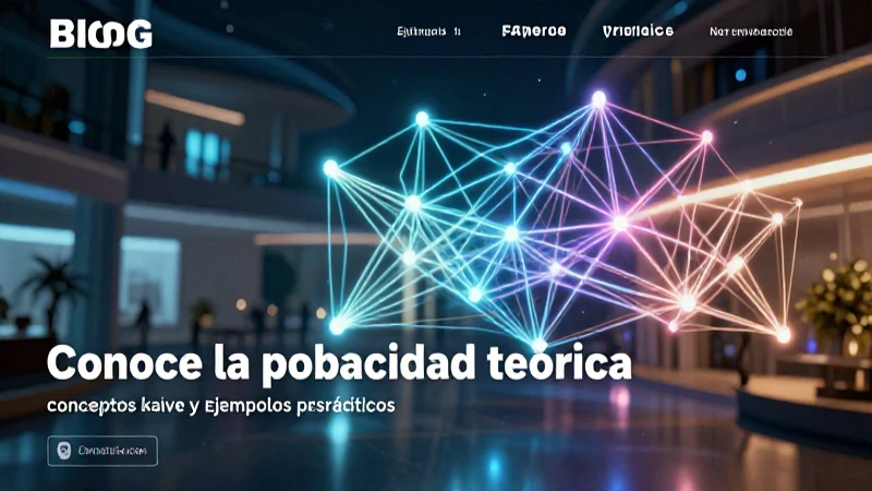 Conoce la probabilidad teórica: conceptos clave y ejemplos prácticos 3 Web sofisticada ilustra conceptos de probabilidad