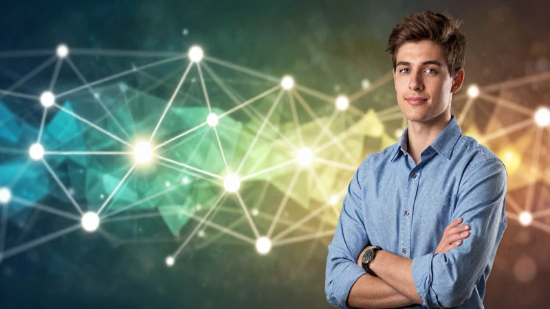 Probidad: Definición, Función, Importancia y Causas Clave 4 Estudiante profesional con red geométrica abstracta