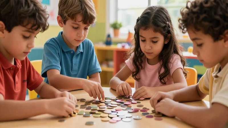 Actividades educativas con monedas para preescolar