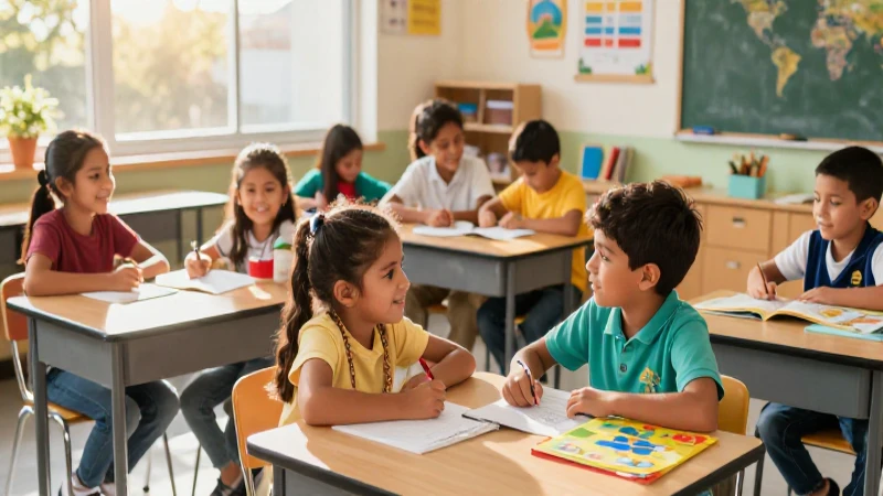 Problemas de la nueva escuela mexicana: soluciones prácticas 5 Niños mexicanos aprendiendo juntos con alegría