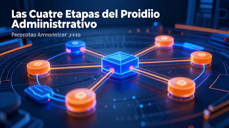 Proceso administrativo: etapas, importancia y su impacto 3 Diagramas 3D de las etapas del proceso administrativo