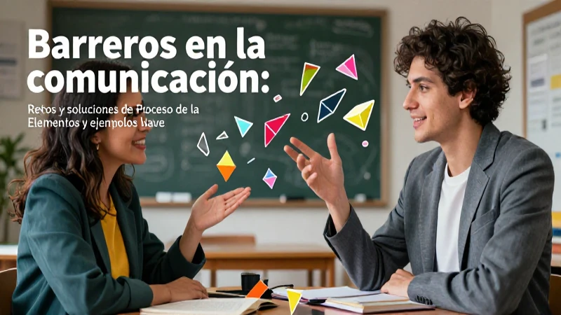 Ilustración vibrante: barreras y comunicación