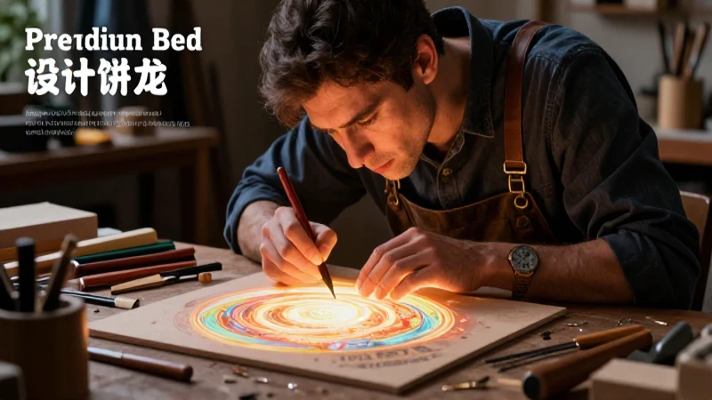 Artisan trabaja intensamente en obra maestra
