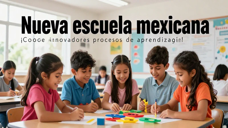 Nueva escuela mexicana: ¡Conoce innovadores procesos de aprendizaje! 3 Innovación educativa en la Nueva Escuela Mexicana