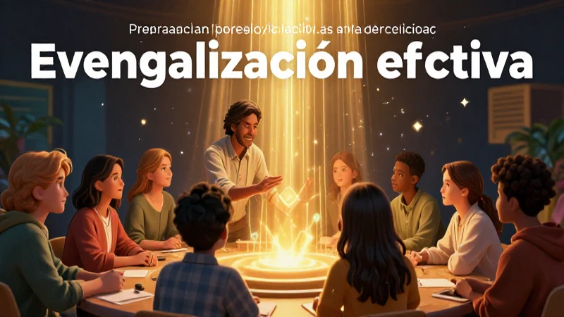 Evangelización efectiva: Conoce el proceso para llegar a más personas 3 Proceso efectivo para expandir la evangelización