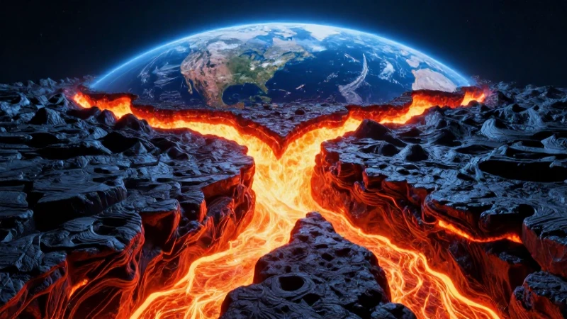 Procesos endógenos: Definición, concepto y ejemplos clave 6 Tierra en sección: magma y placas