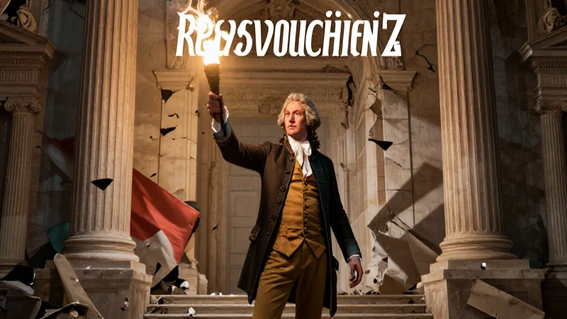 Conoce los mejores ejemplos de los procesos históricos 4 Revolución Francesa: figura revolucionaria y arquitectura en alto contraste