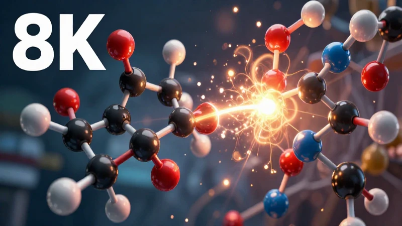 Estructuras moleculares dinámicas reaccionando con energía