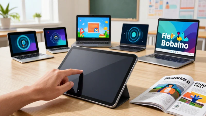 Tecnología educativa moderna y profesional