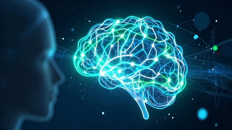 Red neuronal digital y humano conectados visualmente