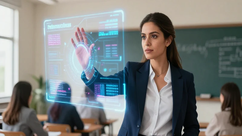 Profesor: Definición, concepto y rol de la profesora 7 Profesora guía innovación con hologramas educativos