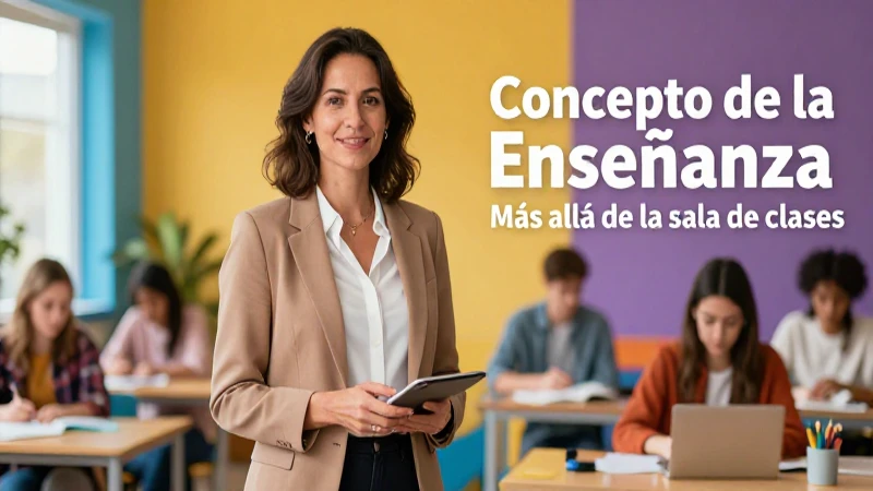 Profesor: Definición, concepto y rol de la profesora 3 La enseñanza: más allá del aula