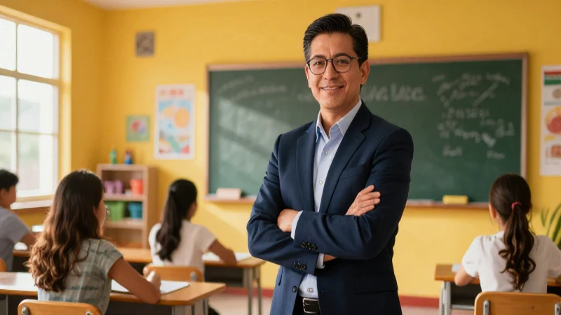 Profesorado: definición, concepto y su importancia educativa 4 Maestra profesional en moderna aula mexicana
