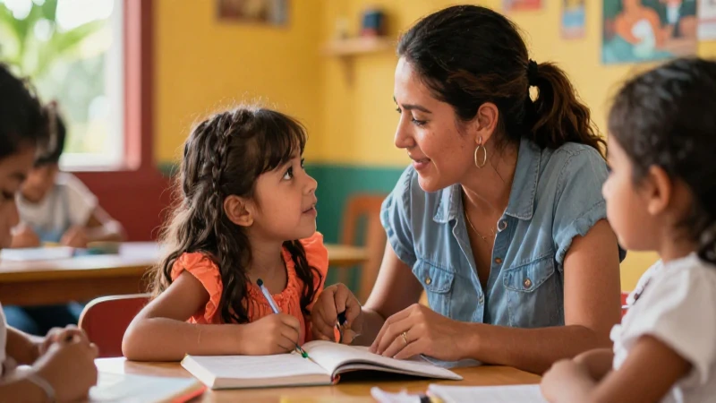 Interacción afectiva en un cálido entorno educativo