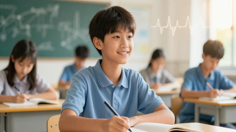 Joven estudiante concentrado en entorno moderno