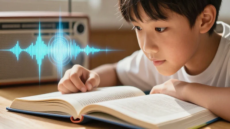 Estudiante motivado estudia un libro vibrante