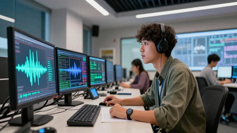 Estudiante aprende con tecnología de radio