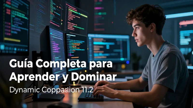 Ilustración profesional de guía de desarrollo de programación