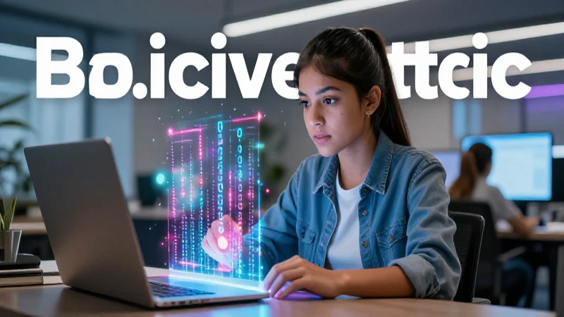 Estudiante mexicano hiperrealista en entorno digital