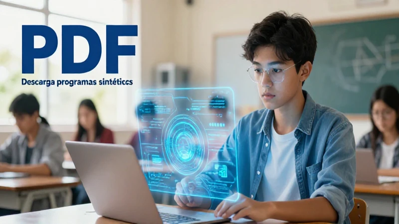 Descargar programas educativos mexicanos en PDF