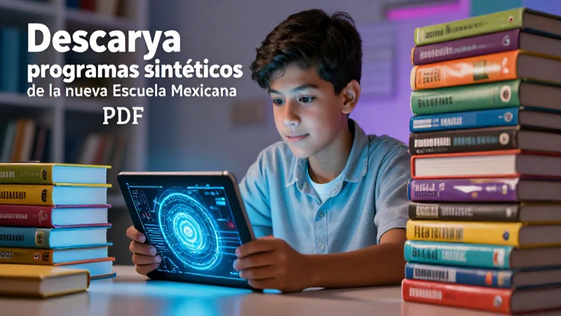 Descarga guías educativas sintéticas de la Nueva Escuela Mexicana