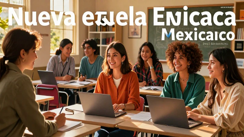 Vanguardia educativa mexicana con estética premium