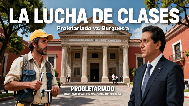 La lucha entre clases sociales