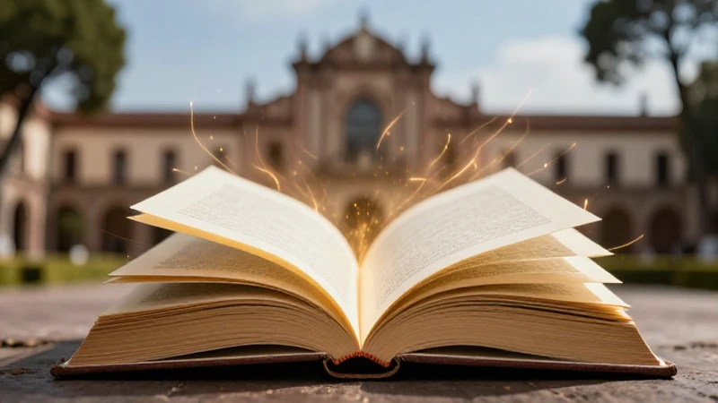 Libro mágico dorado en arquitectura mexicana