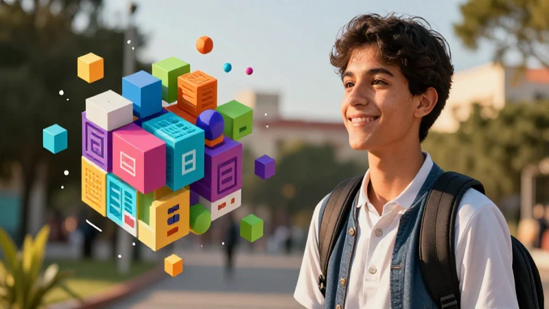 Ilustración educativa de joven mexicano y datos