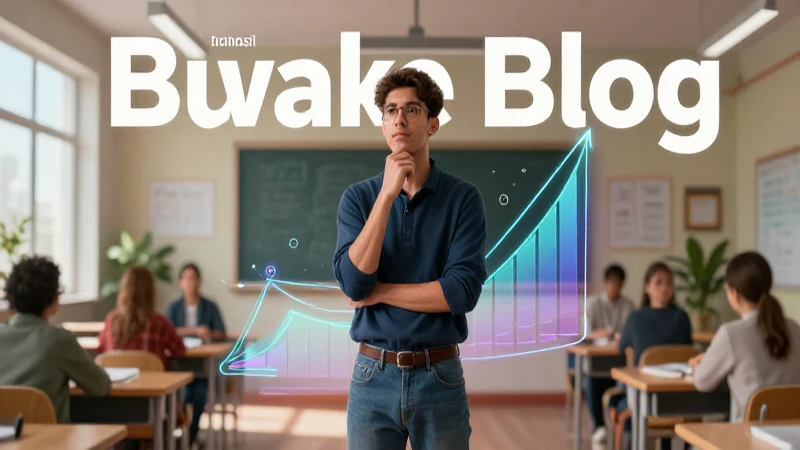 Promedios: Qué es, definición y concepto explicados 7 Estudiante reflexivo y gráfico digital moderno