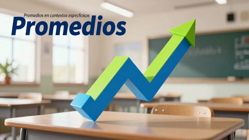 Promedios: Qué es, definición y concepto explicados 6 Gráfico 3D de promedios sobre aula mexicana