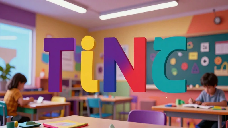 Símbolos lingüísticos dinámicos en vibrante ambiente educativo
