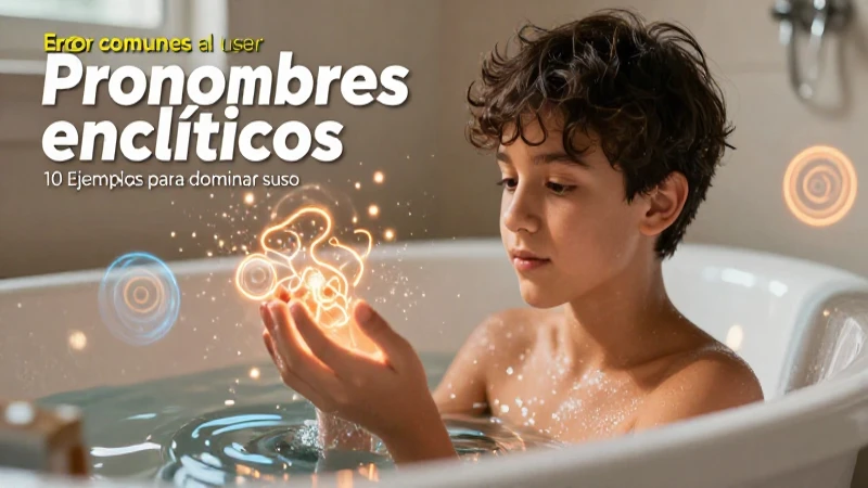 Errores en pronombres enclíticos: 10 ejemplos clave