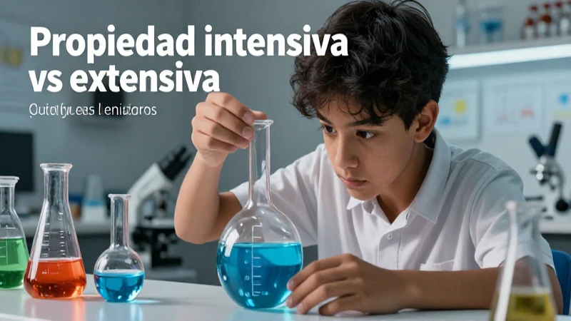 Propiedad intensiva vs extensiva: guía para diferenciarlas 4 Comparación de propiedades intensivas y extensivas