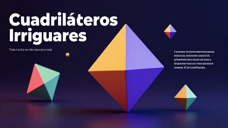 Aprende las propiedades geométricas de los cuadriláteros