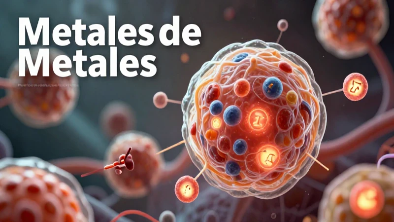 Metales esenciales en estructura celular humana