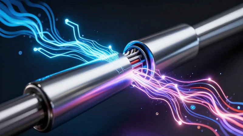 Conductor plateado con vibrante energía eléctrica
