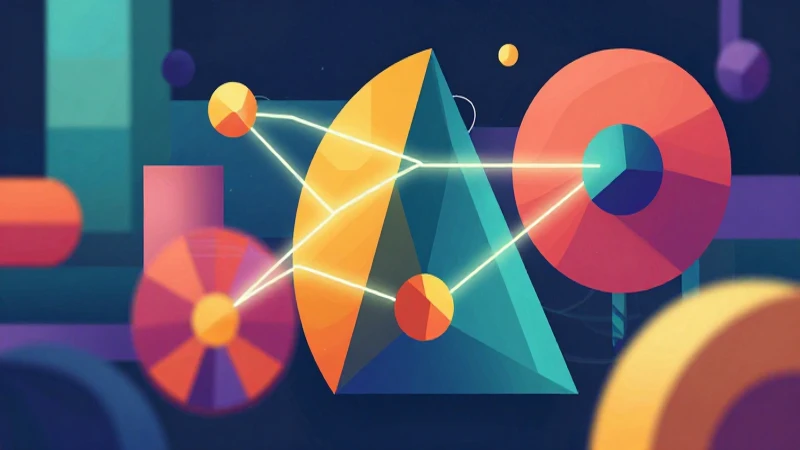 Gráfico abstracto moderno para educación