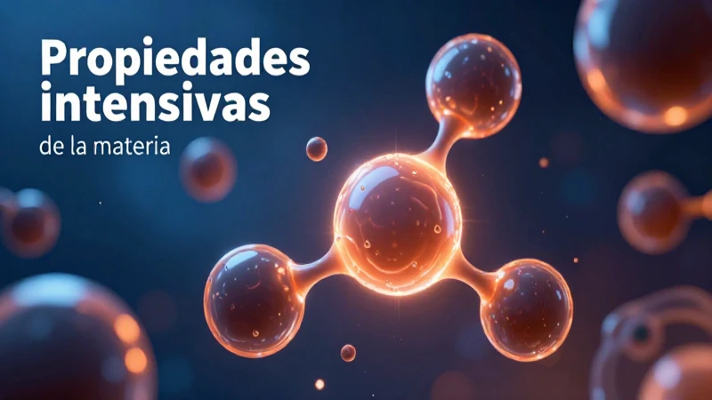 Propiedades intensivas de la materia: conceptos clave