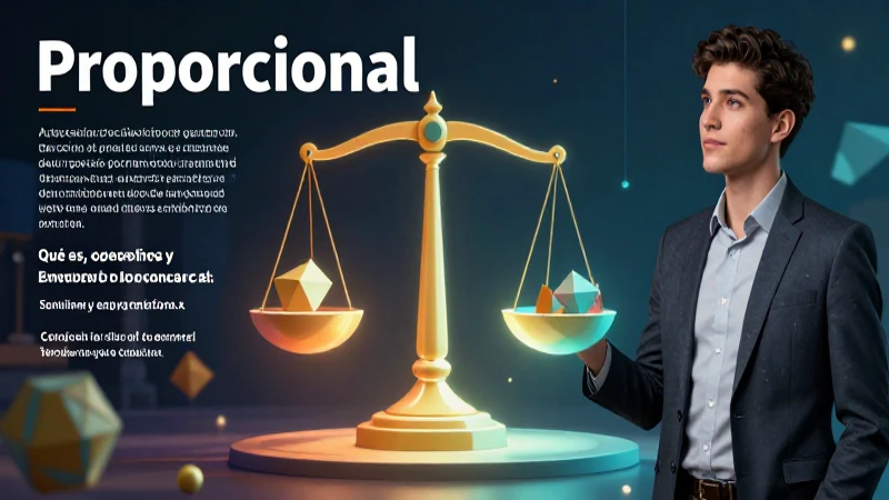 Explicación de proporcional en gramática