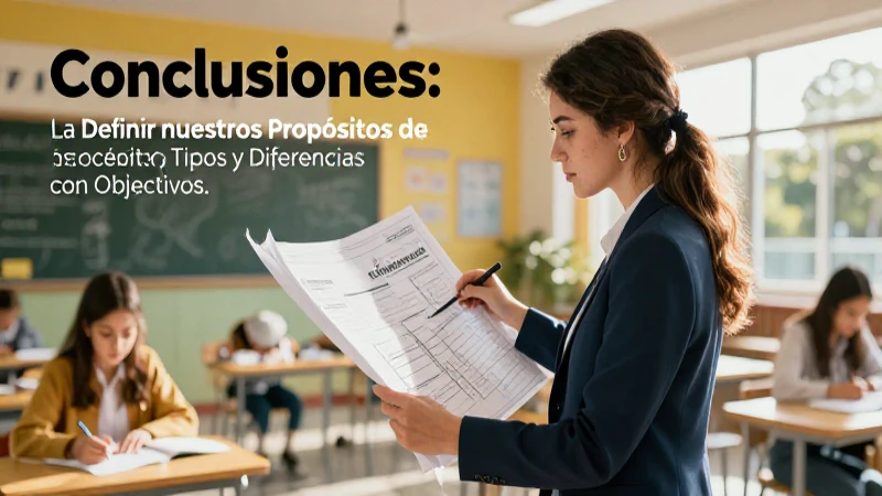 Propósitos: Concepto, Tipos y Diferencias con Objetivos 8 Propósitos y objetivos en diseño educativo visual