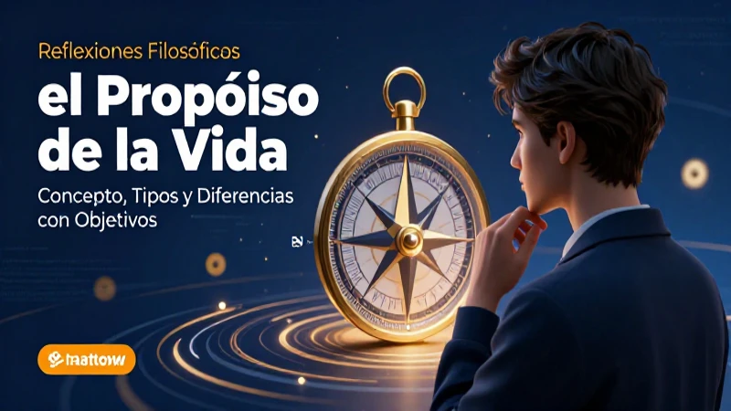 Propósitos: Concepto, Tipos y Diferencias con Objetivos 7 Propósito vital: reflexión sobre metas y objetivos