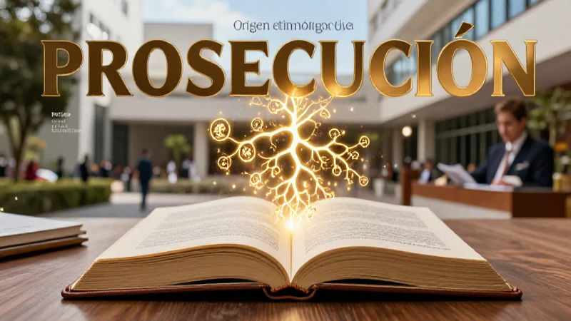 Prosecución: Definición y Concepto Esencial para Entender 3 Concepto académico: origen etimológico de prosecución