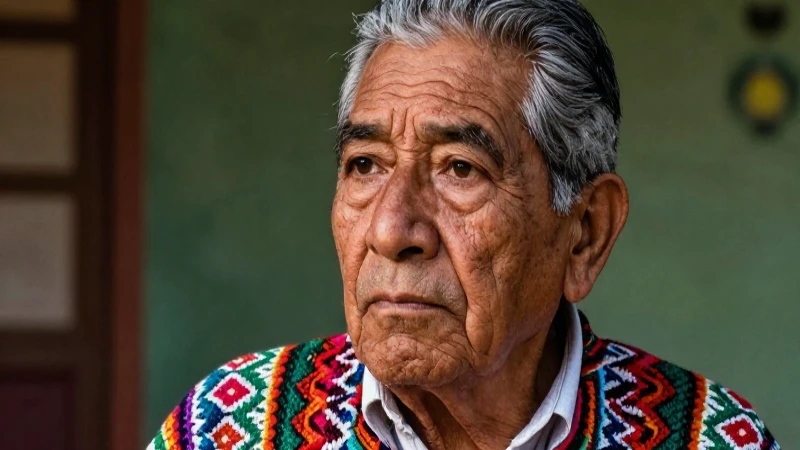 Retrato realista de un anciano sabio, iluminado