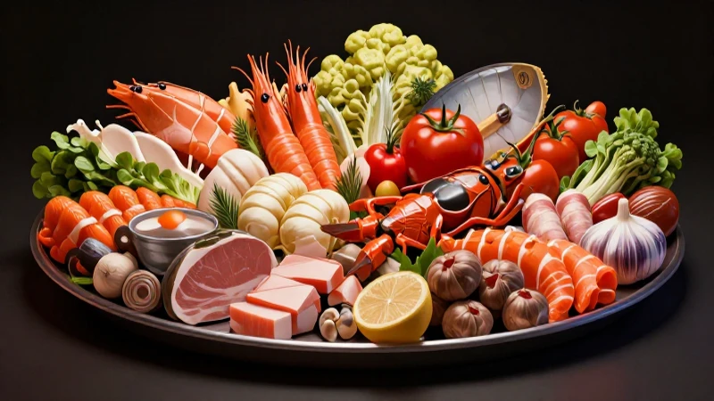Proteínas Ejemplos: 20 Fuentes Para Una Alimentación Sana 9 Ilustración detallada de proteínas estilo editorial premium
