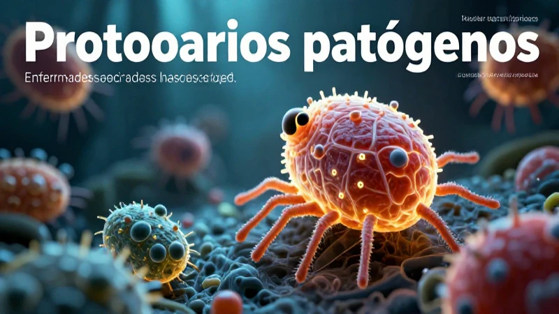 Protozoarios causan enfermedades a nivel microscópico